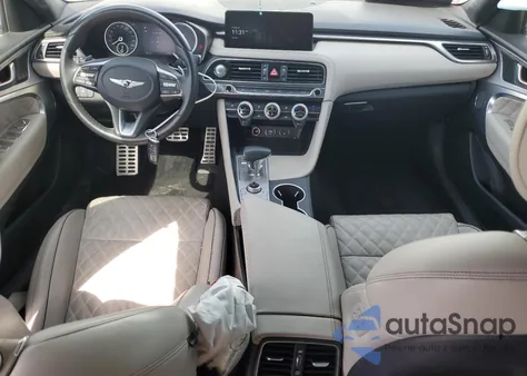 2022 Genesis G70 Base из США, поврежденный, VIN KMTG54TE1NU094955